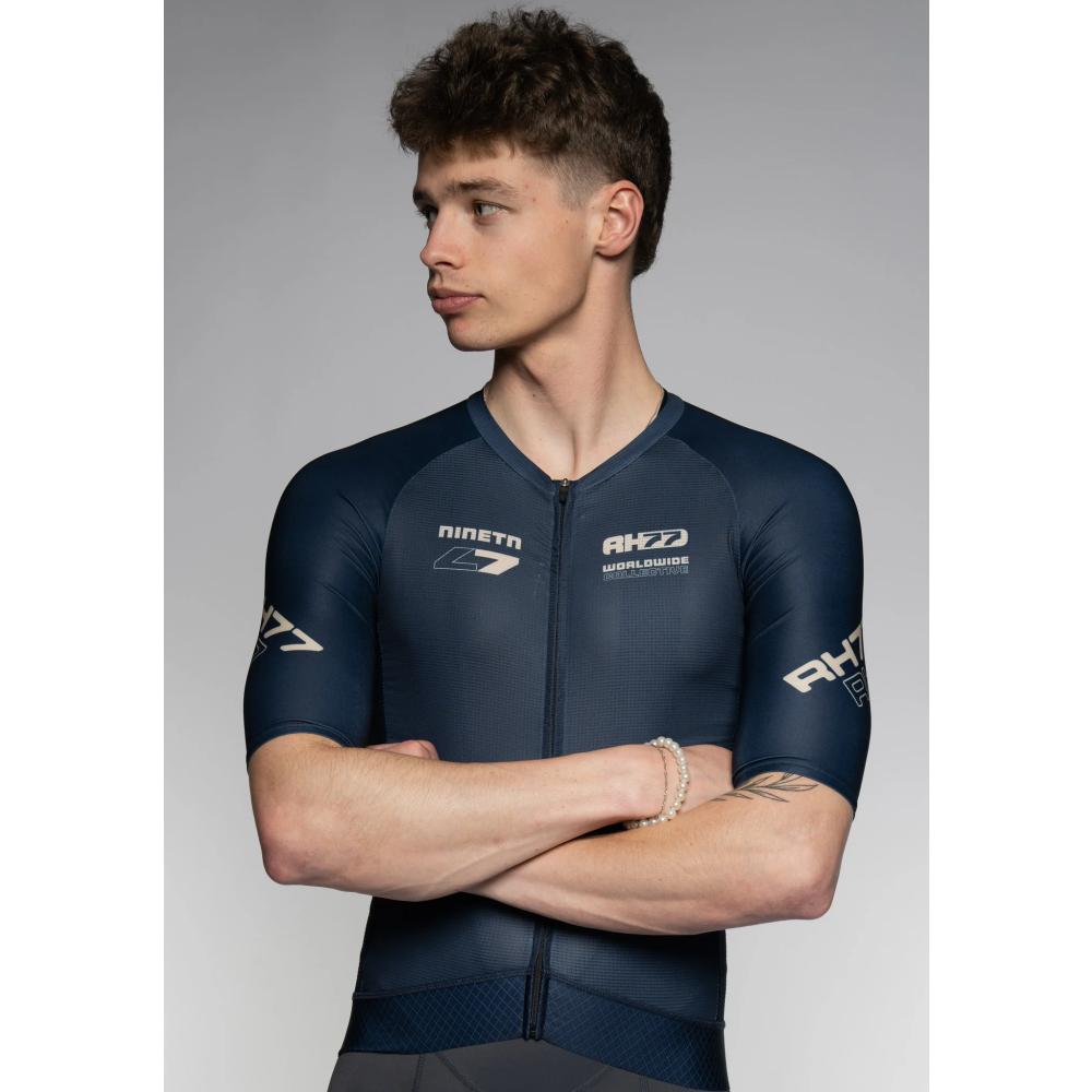 Summer Cycling Short Sleeve Men's Breathable Sun Protection Road Bicycle Short Sleeve Top Pneumatic Cycling Equipment
