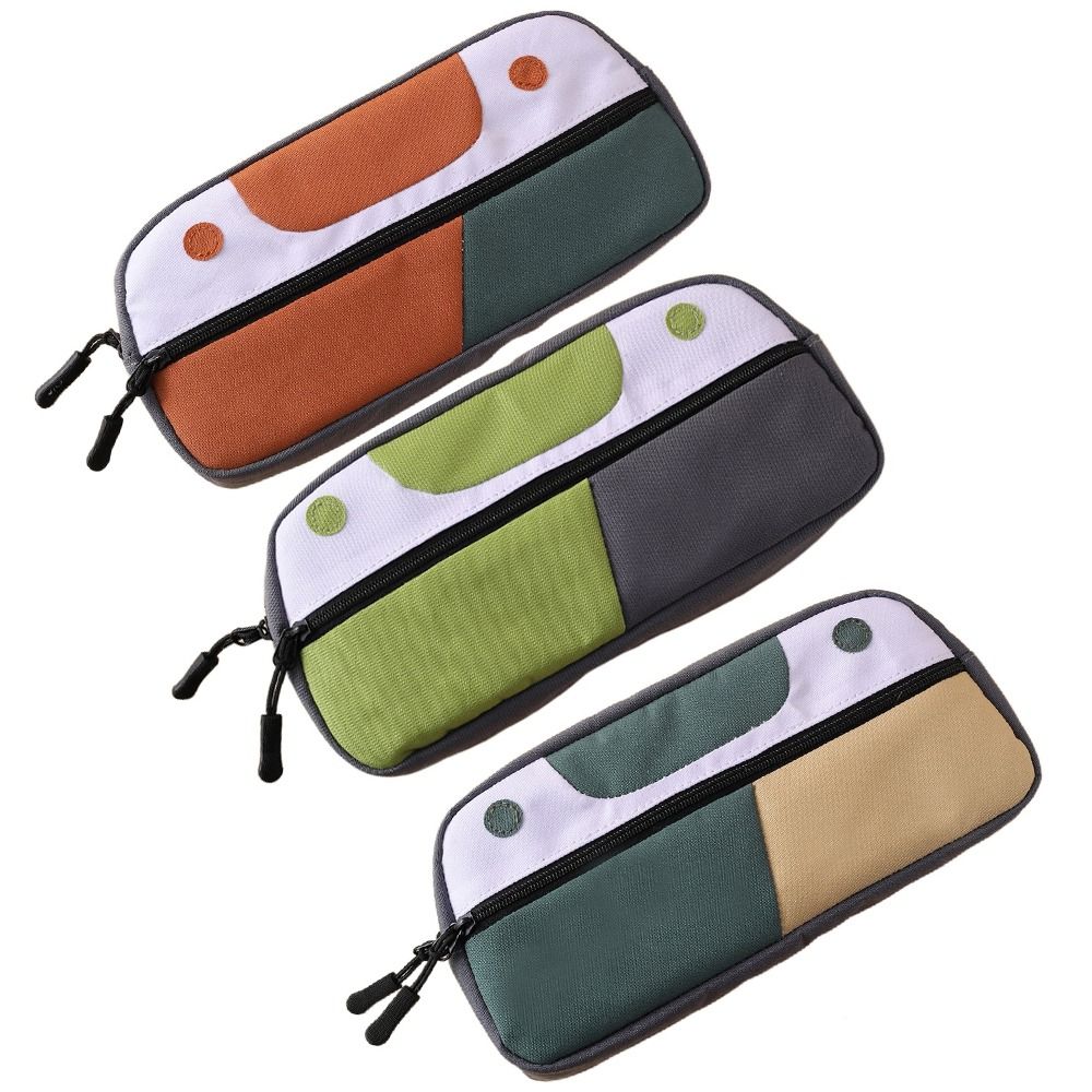 Large Capacity Pencil Pouch Cartoon Pen Bag Fashion Students Pencil Case School Supplies