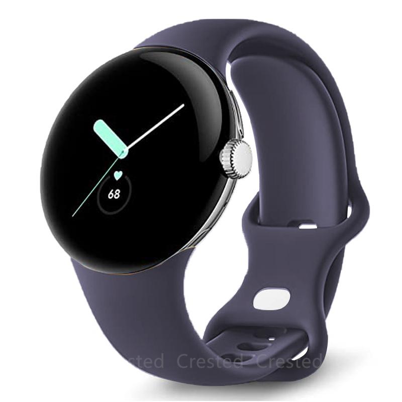 Силиконовый ремешок No Gap для умных часов Google Pixel Watch, браслет Correa, аксессуары, ремень для часов Pixel Watch Sport Active Band