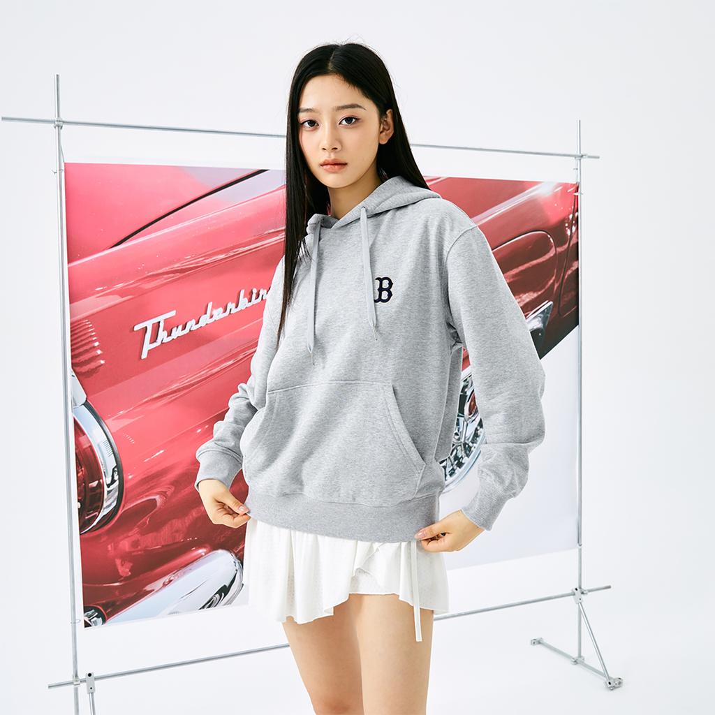 Новая коллекция MLB MONOGRAM Толстовка унисекс Boston Red Sox 24FW Вересково-серая 3AHDM0144-43MGS