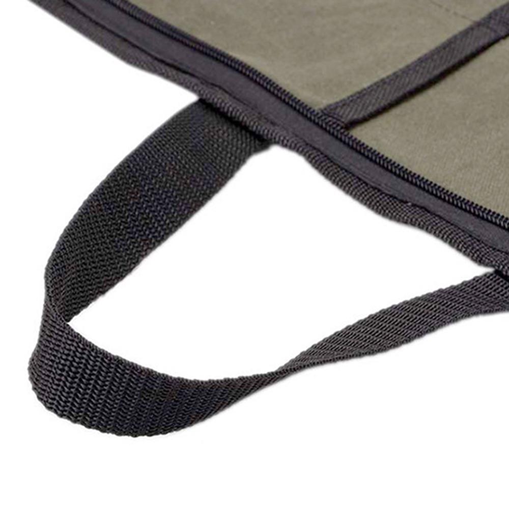 Knife Case(4 Slots), Canvas Chef"s Knife Roll Bag with Durable Handles, Portable Waterproof Knife