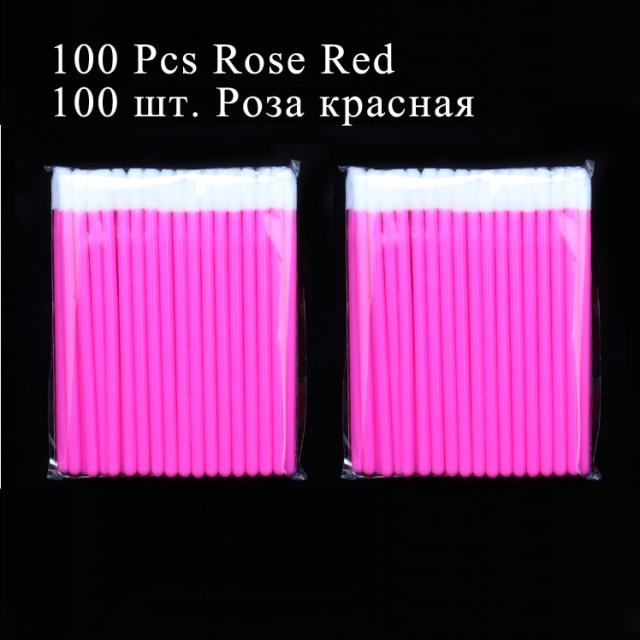 50/100pcs Disposable Makeup Lip Brush Lipstick Mascara Wands Applicators Eyelash Eyeshadow Lip Gloss Brushes Cosmetic Tools