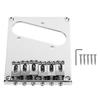 Metal Electric Guitar Bridge Silver 6 String Guitar Bridge  For Electric Guitar