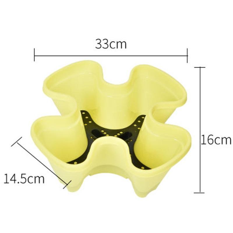 Пластиковый цветочный горшок, вертикальный многослойный ящик для рассады, огородный горшок для клубники, креативный контейнер для посадки на балконе