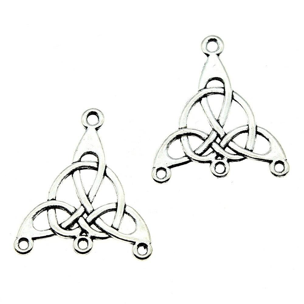 10 шт. 25x29 мм античное серебро цвет пористый разъем для сережек DIY ювелирные изделия аксессуары подвески