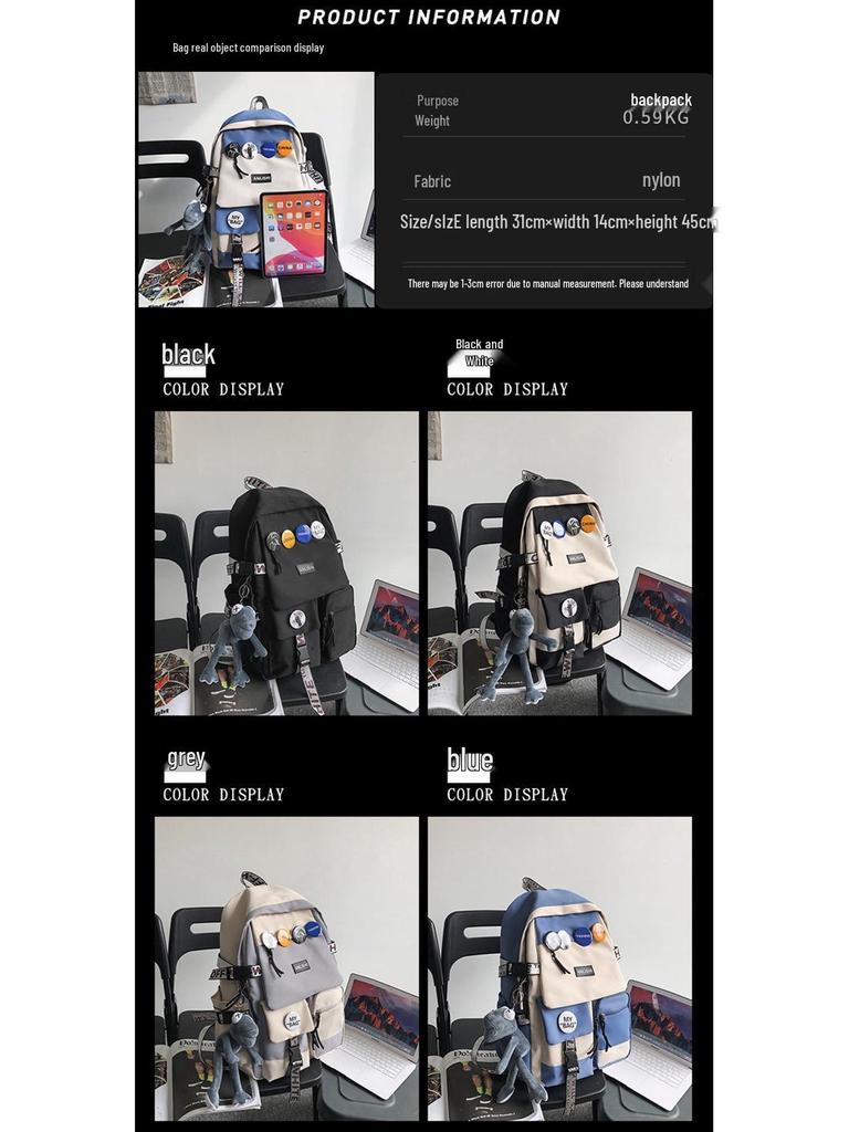 Рюкзак унисекс большой вместимости для студентов: Идеально для старшей школы, колледжа и путешествий