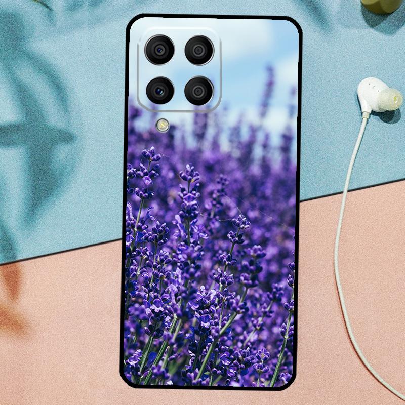 Фиолетовые Цветы Лаванда Для Samsung Galaxy M21 M31 M11 M13 M33 M53 M16 M06 M12 M14 M15 M35 M55 M34 M54 M32 M52 Чехол