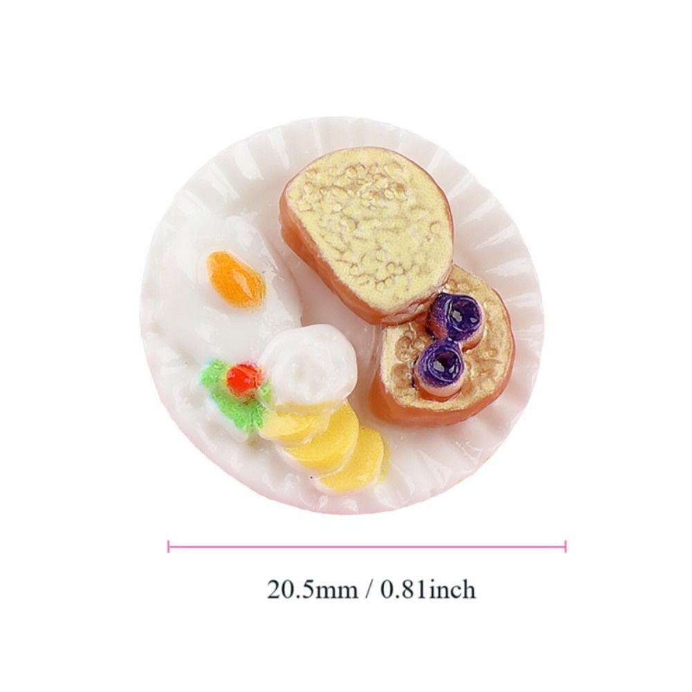 Colorful Dollhouse Miniature Simulation Food Model Creative Kitchen Accessories Children