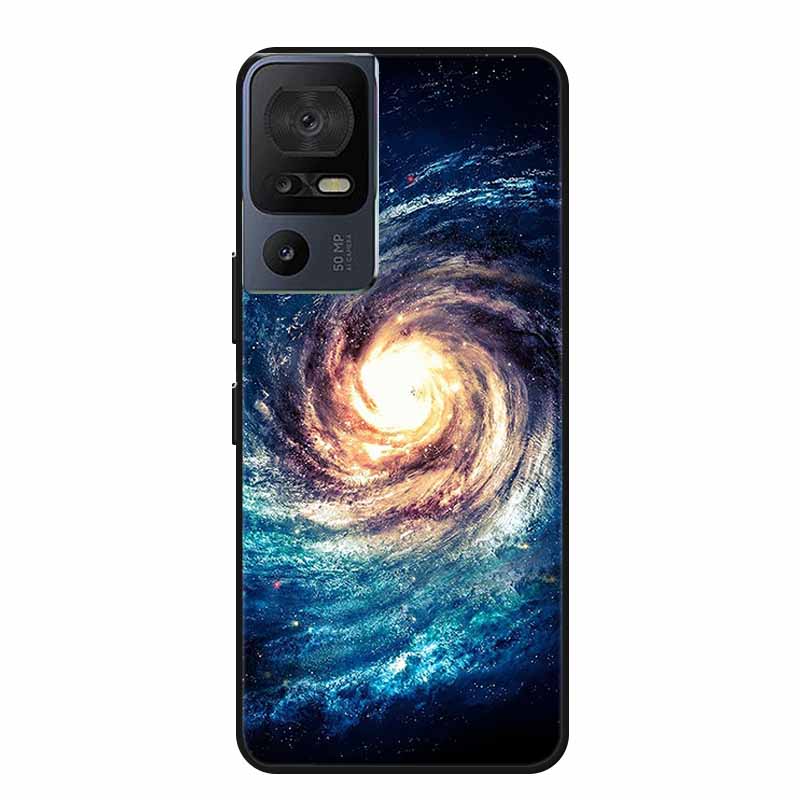Чехол для телефона TCL 40 SE 40SE Coque Черный Силиконовый Мягкий Задний Чехол-Крышка Для TCL 40 SE Чехол Funda Для TCL40SE Capa 6.75" Оболочка