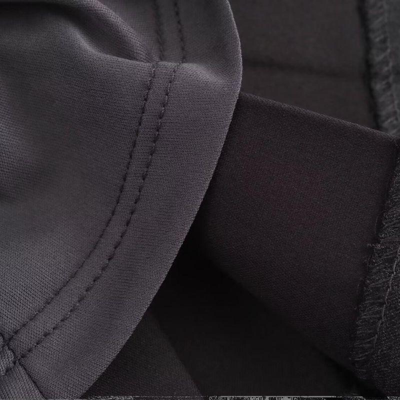 Kaslead New Arrival Women's Clothing Fashion Style Fashion Wide Pleated Hanging Collar Short Dress 9367557