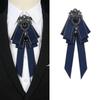 Rhinestone Black Rhinestone Ribbon Bowtie Ribbon Ribbon Bow Brooch  Business Formal Dress Shirt