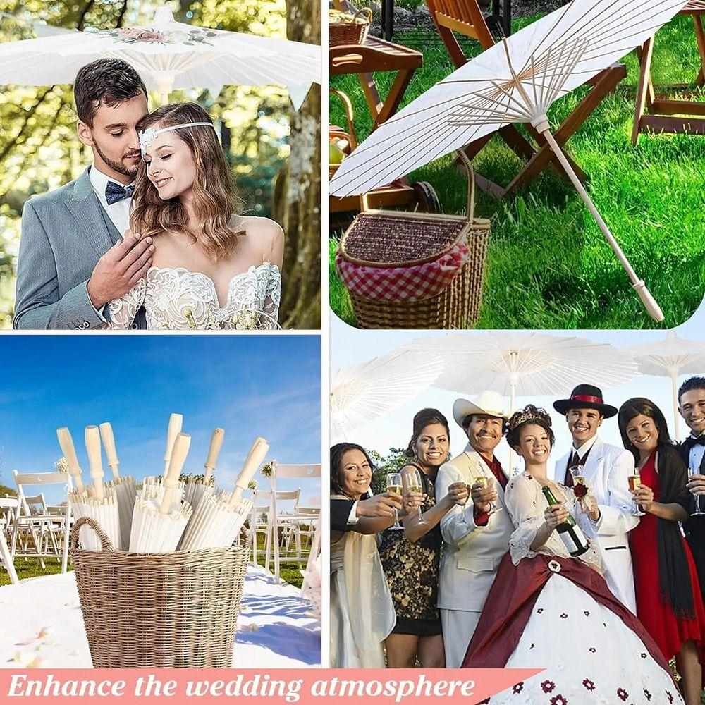 1Pcs Traditional White Wedding Supplies Dia 60/84cm Photography Prop  for Anniversary Wedding Party