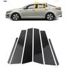 Для KIA Optima 6 шт. Накладки на стойки дверей и окон автомобиля Наклейка 2011 2012 2013 2014 2015