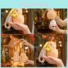 Cute Plush Gourd Keychain Soft And Huggable Doll Accessory Fun Decorative Pendant