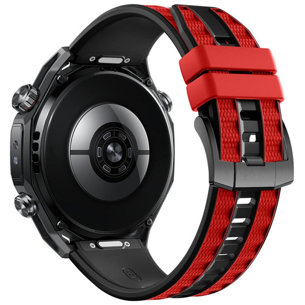 22mm Dual Color Watch Band for Huawei Watch GT 5 Pro/5/4/ 46mm/Watch 4 Quick Release Silicone Strap
