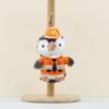 Delightful Short Plush Penguin Keychain Toy In Police And Firefighter Capybara Designs
