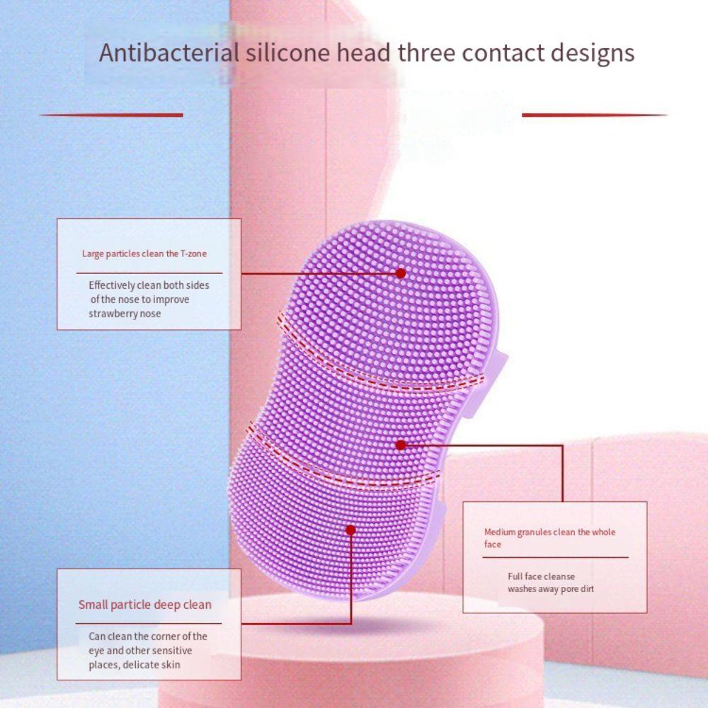 Skincare Silicone Cleansing Brush Skin-friendly Face Cleansing Brush Washing Pad Facial Cleaning