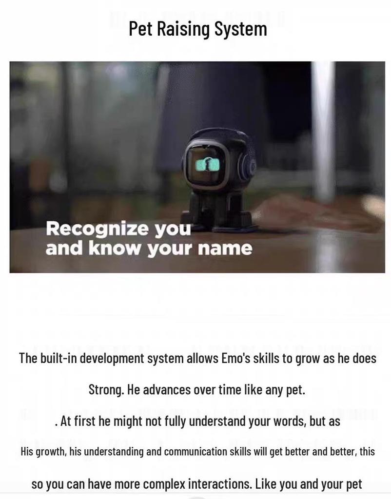 Эмо ИИ Робот Питомец: Двуязычная игрушка-компаньон и для эмоциональной поддержки