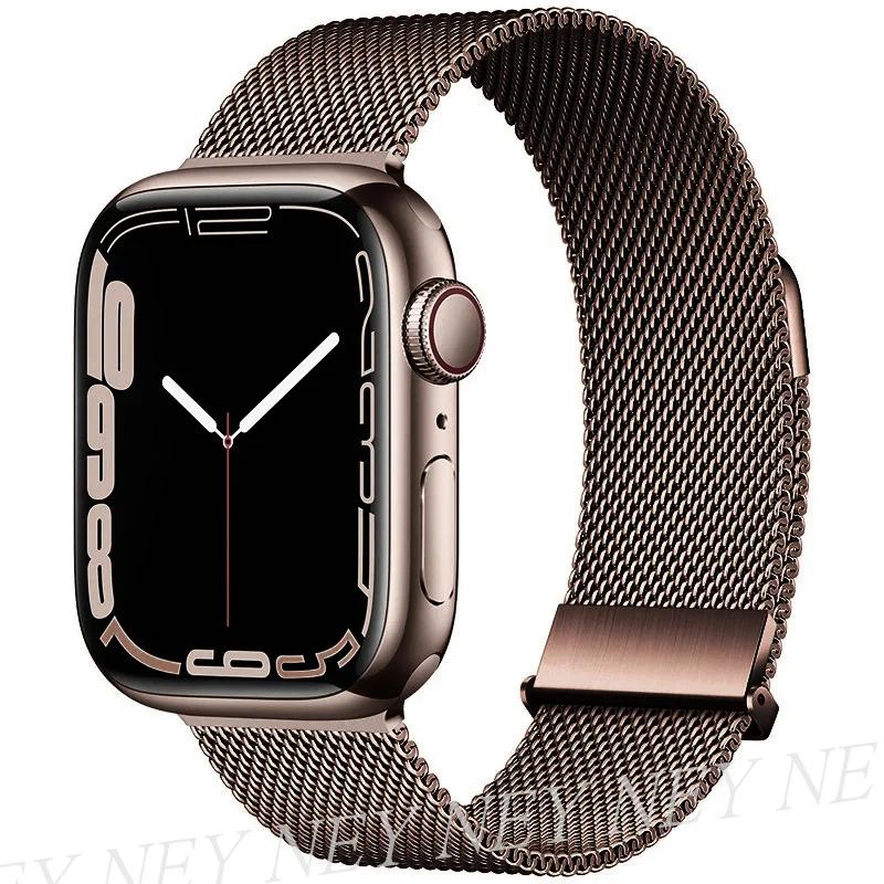 Milanese Loop for watch bands 44mm 40mm ultra 2 band 49mm 45mm 41mm 42-38-44mm strap bracelet iwatch series 8 7 6 SE 5 4 3