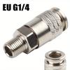 Pneumatic Fitting G1/4 Male Thread EU Standard Quick Connector For Air Compressor 53mm Length Air Compressor Tool Parts