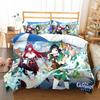 Pop Game Genshin Impact Duvet Cover Set UK Single Double Queen US Twin Full King Size Animal Bedwear