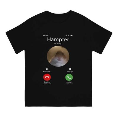 Мужская футболка Dank Meme Хомяк Смотрит В Камеру Hampter Призыв к Индивидуальности Футболка Графическая Уличная Одежда Новый Тренд