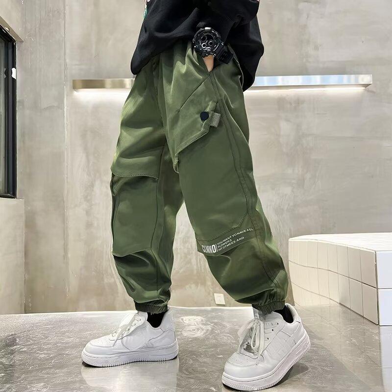 Fashion Loose Boys' Trousers Handsome Sweatpants Spring New Children's Versatile Sweatpants Children's Trousers