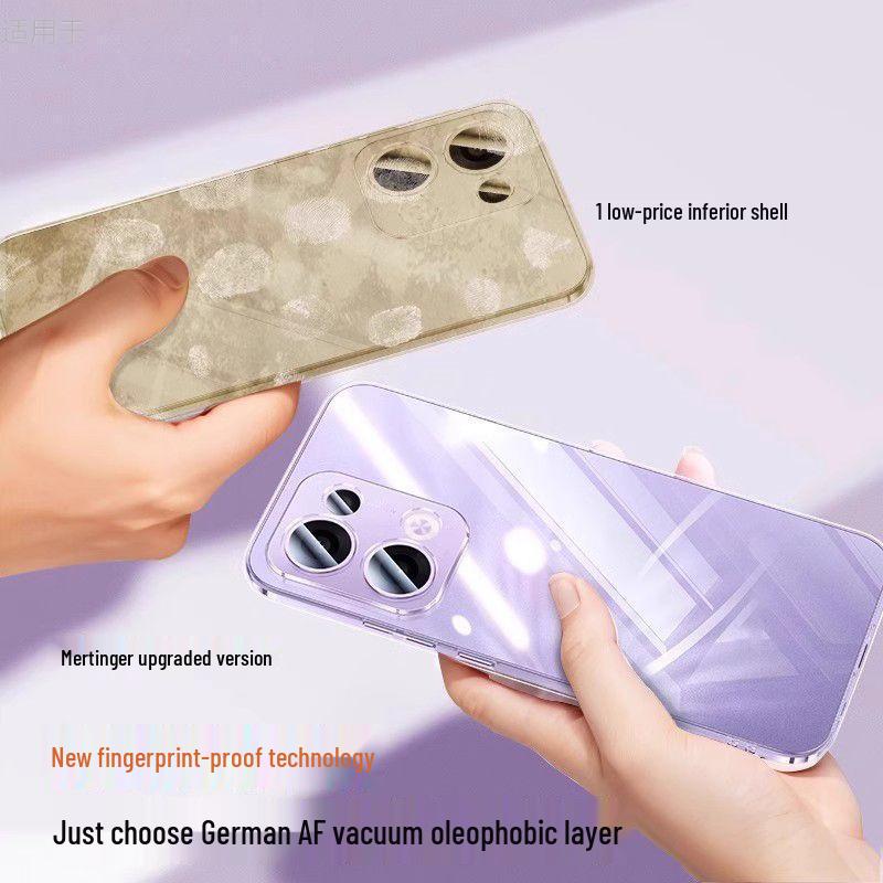 Ультратонкий прозрачный силиконовый мягкий чехол для OPPO Reno 13 & 13 Pro - Полная защита от падений