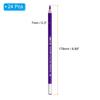 PATIKIL Colored 24 Pencils for and Purple Water-Soluble Pencils, Water-Soluble Blending, Coloring, Sketching, Painting,