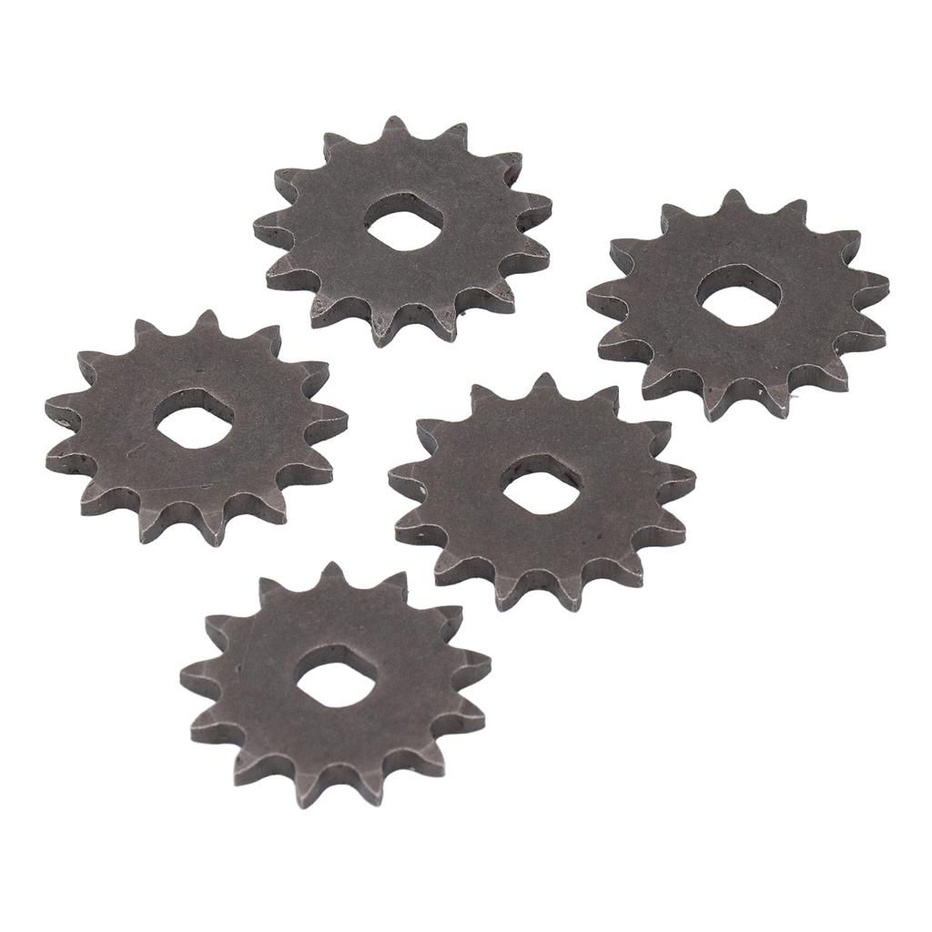 5PCS T8F 13T Chain Sprocket 0.4in Inner Diameter Motor Chain Sprocket for 47cc 49cc Mini Pocket Dirt Bike Electric