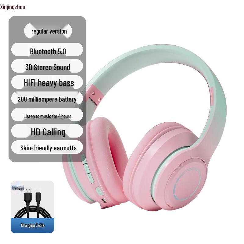 Беспроводные накладные Bluetooth-наушники Xin Jing Zhou