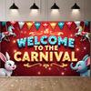 Большой баннер для фона мероприятия, карнавальный декор, многоразовый приветственный фон для школьного мероприятия, фестивального декора, дня рождения