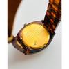 Б/у часы NIXON THE TIME TELLER Черепаховый корпус Золотой циферблат