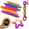 Детская игрушка для декомпрессии, цветная телескопическая трубка, забавная водопроводная труба для снятия стресса, дня рождения