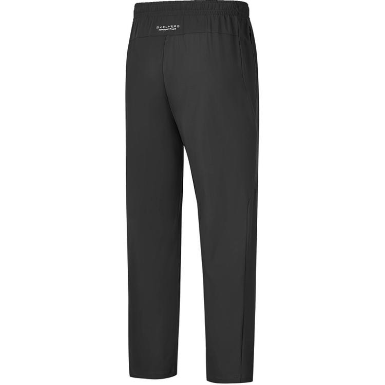 Skechers Godri Прямые Дышащие Удобные Повседневные Быстросохнущие Вязаные Спортивные Штаны Мужские Штаны Угольно-Черные P225M103-0018