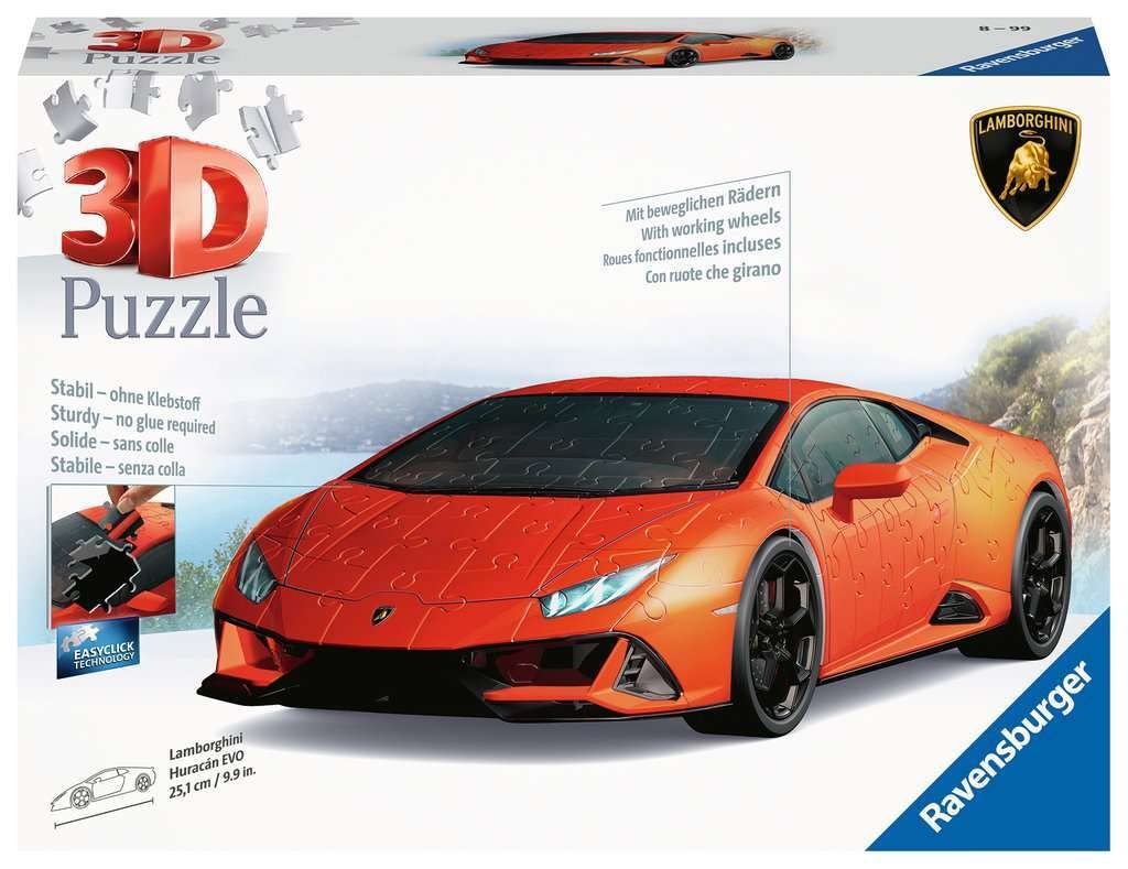 Ravensburger 3D Lamborghini EVO 11238 8 108-piece puzzle Huracán (3D puzzle)