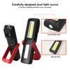 USB Car Detailing Flashlight Rechargeable Camping Lanterns Portable Lighting Work Lamp COB Magnetic Hook Inspection Lamp