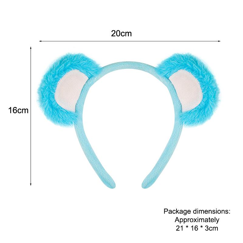 Cute Bear Ears Headband Halloween Hairband Animal Costume Children Adult Party Accessories For Halloween Cosplay