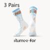 3 Pairs of Men's Spring and Autumn New Basketball Sports Thickened Breathable High Socks
