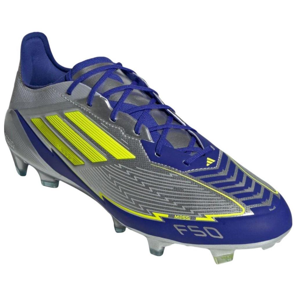 adidas Кроссовки Messi Adizero F50 Elite FG La Vida Rapida Pack мужские серебристые серебристо-металлические солнечно-желтые IH0915