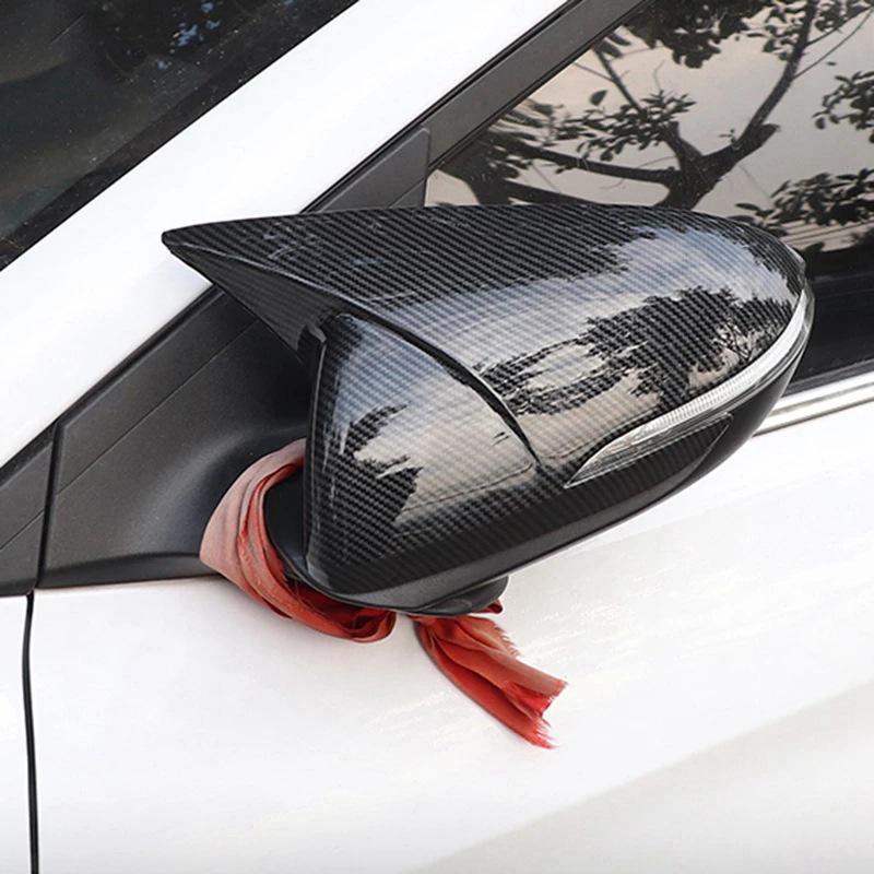 2016-2019 Hyundai Elantra Gloss Black Rearview Mirror Horn Cover