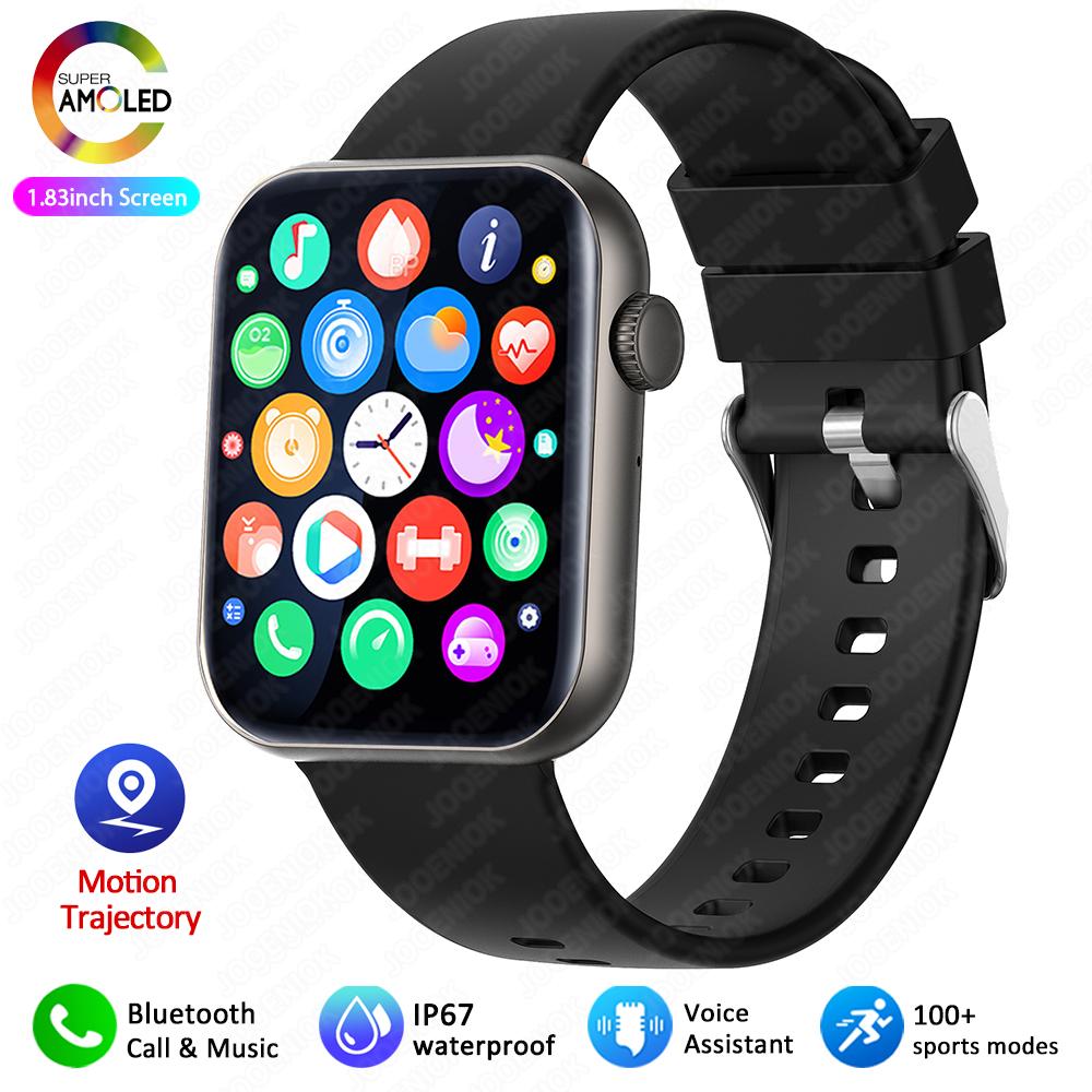 Новые умные часы для унисекс, полноэкранные, Bluetooth-вызовы, водонепроницаемость IP67, спортивный фитнес-трекер, смарт-часы для Android iOS