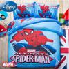 Spiderman All-Cotton 4-Piece Boys' Cartoon Bedding Set