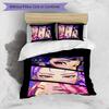Kpop Demon Hunters Pattern Printed 3PCS Bedding Set, Soft Skin-Friendly Washable Duvet Cover & Pillowcases Set