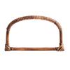 1PC D-Shaped Wood Bag Handle Purse Handbag Handle Replacement Rattan Woven Bag Handle Burlywood for Handmade Bag Straws Beach Canvas Handbags
