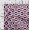 oneOone Cotton Flex Brown Fabric Ogee Quilting Supplies Print Sewing Fabric By The Yard 40 Inch
