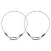 Flexible Luggage Lock Cable Stainless Steel Hanging Buckle Rope Security Cable for Stage Light