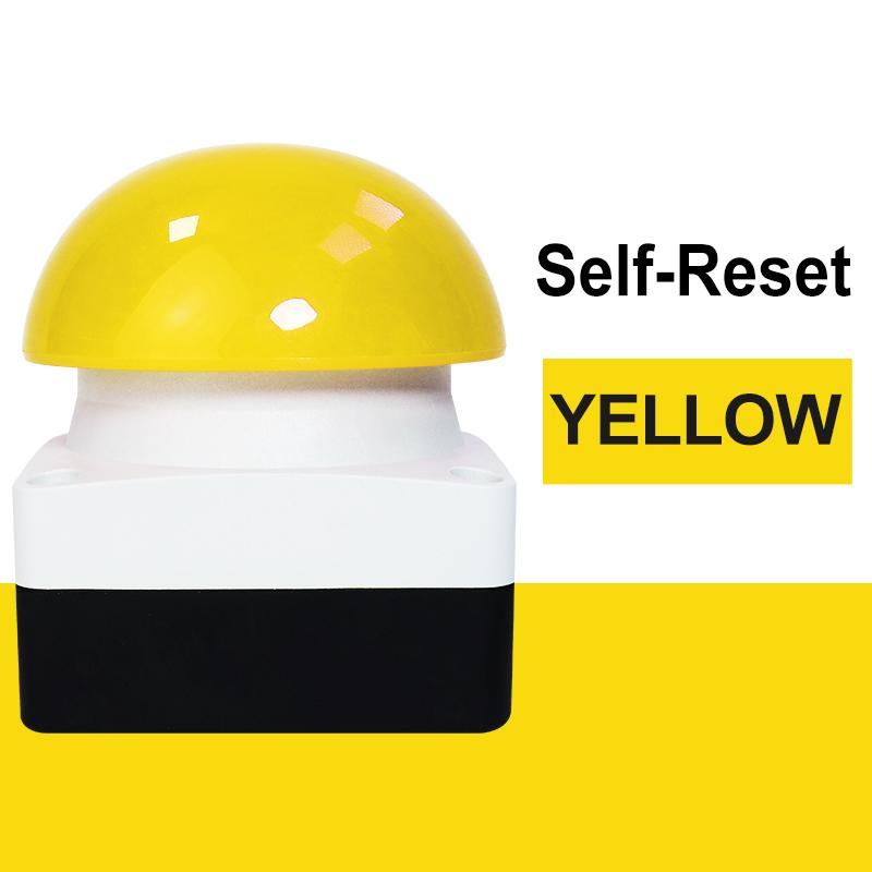 E-stop Pedal Push Button without Fixation Waterproof IP67 Self reset Momentary Foot Switch Big Mushroom Emergency Stop Buttons
