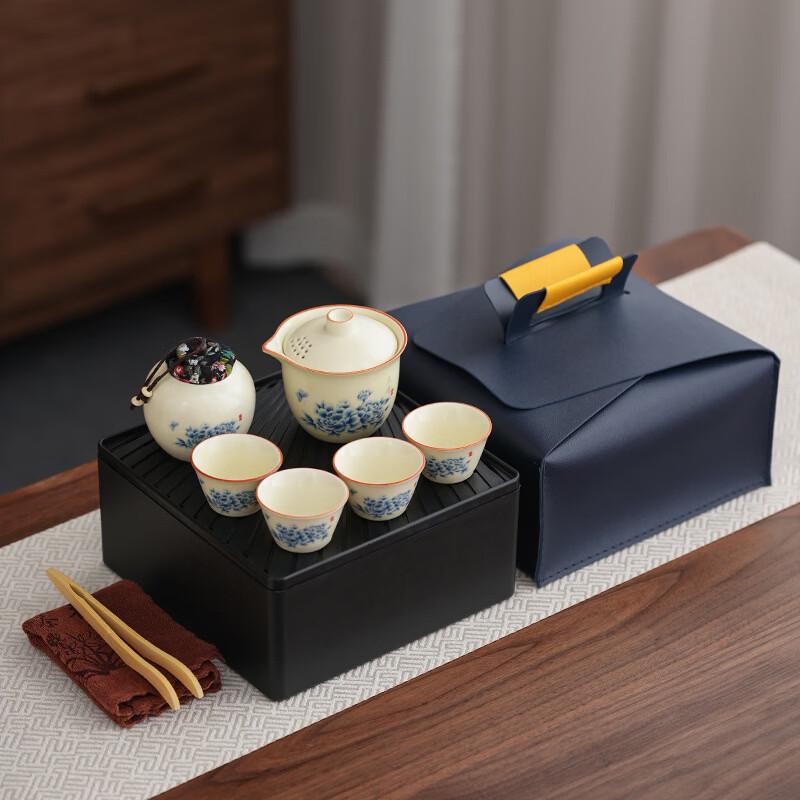 Ru Kiln Elegance Travel Tea Set