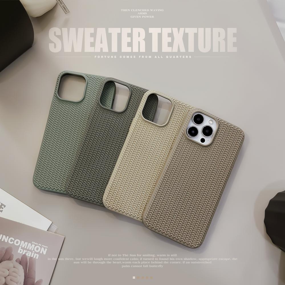 Модный силиконовый чехол для мобильного телефона с плетеным узором для iphone 15 14 13 12 11 pro max plus, мягкий, противоударный бампер, полное покрытие